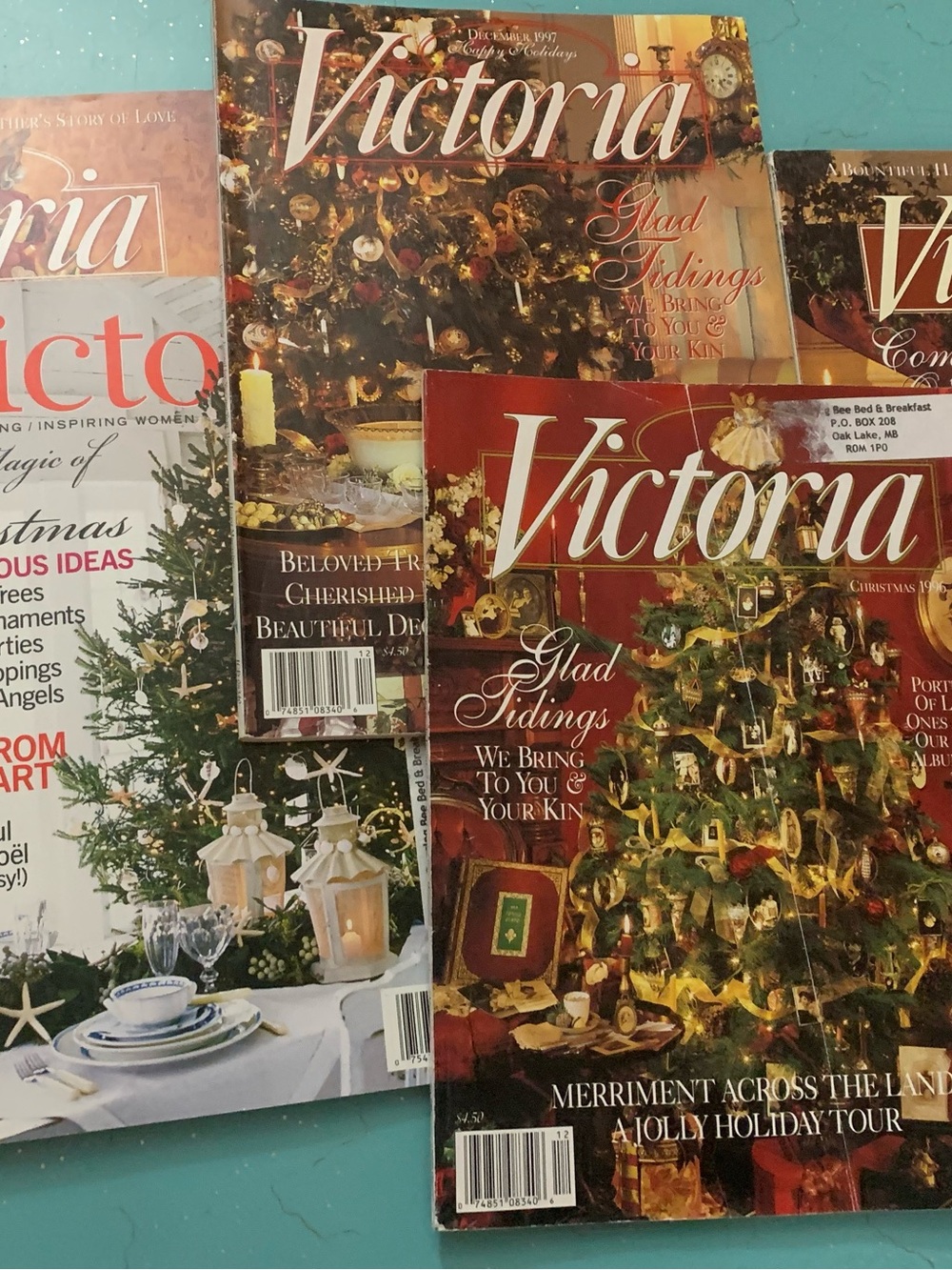 Vintage Victoria Magazine- Christmas Vintage 90s